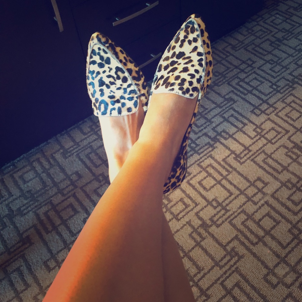 Steve Madden size 9 Leopard print flats